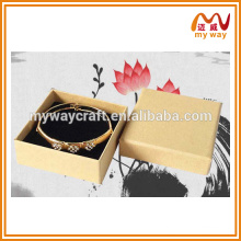 yellow cover box of custom logo printed jewelry boxes